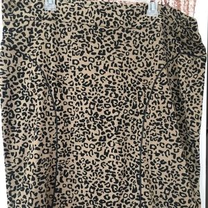 TORRID 18 Leopard Pencil Skirt